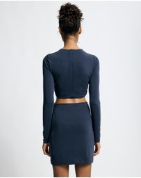 Lover - Juno Knot LS Mini Dress