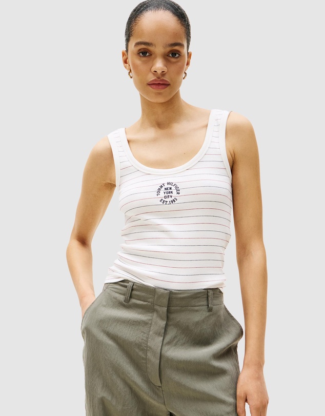 Tommy Hilfiger - Roundall Rib Slim Tank Top