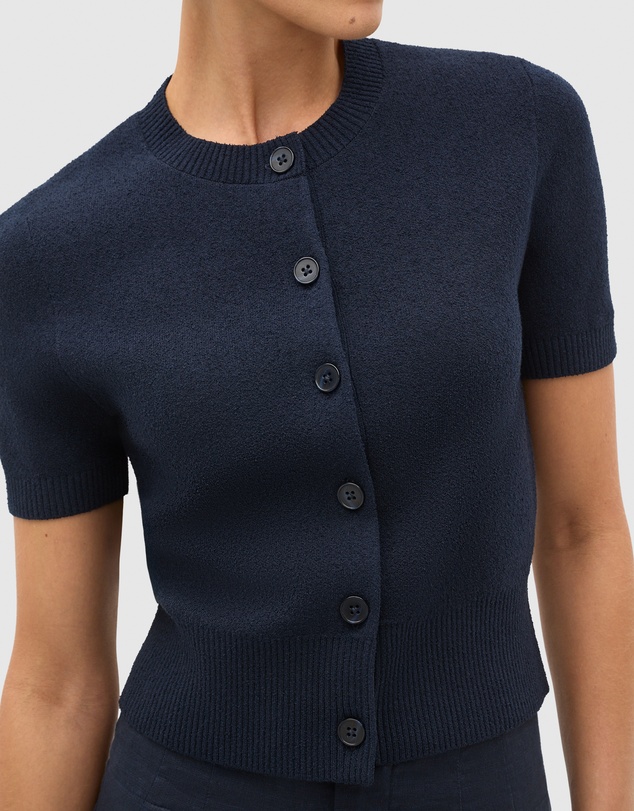 Seed Heritage - Boucle Short Sleeve Cardigan
