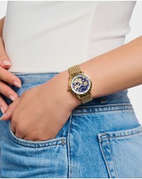 THOMAS SABO - THOMAS SABO Luminescent Butterfly 33mm Watch in Gold