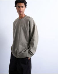Topman - Heavyweight Oversized Fit Sweatshirt