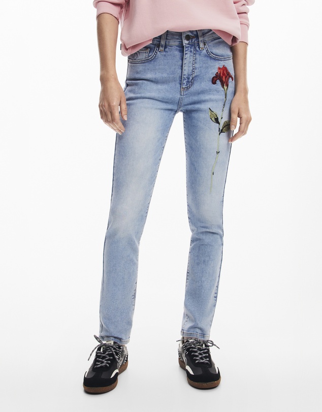 Desigual - Pink denim pants
