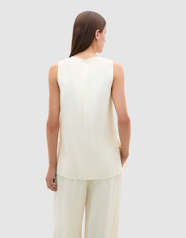 Seed Heritage - Textured Self Stripe Shell Top
