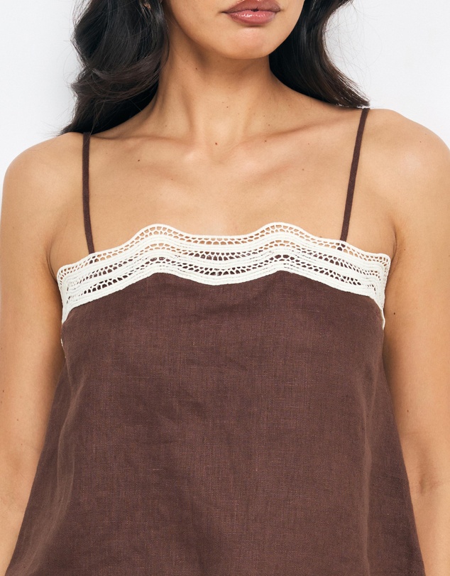 AERE - Dolly Contrast Top