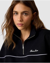 GUESS Jeans - GUESS JEANS Oversized Half Zip Sweatshirt