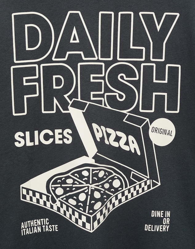 M.N.G - Pizza T-Shirt - Kids-Teens