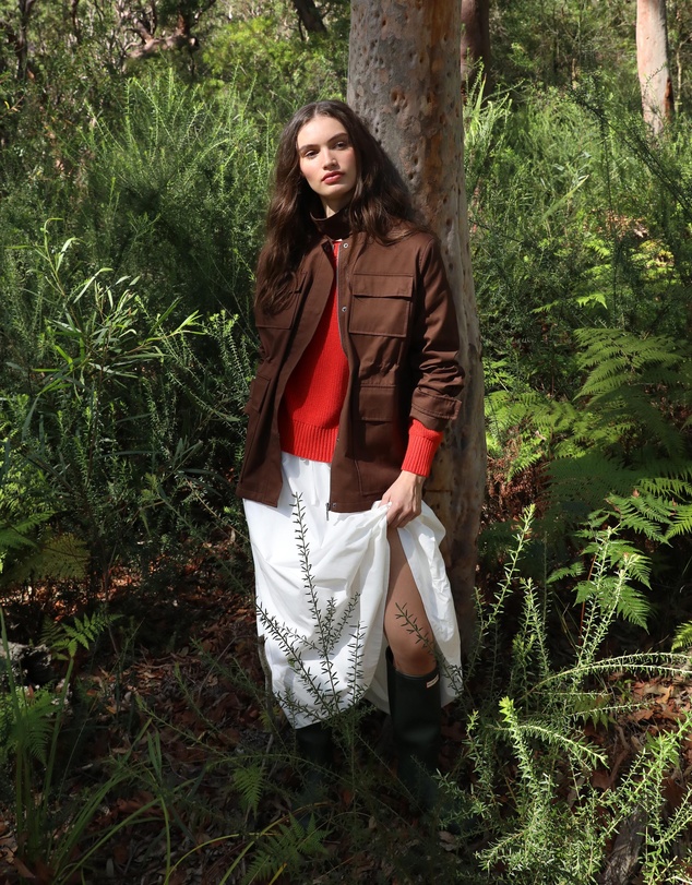 AERE - Grace Cotton Skirt
