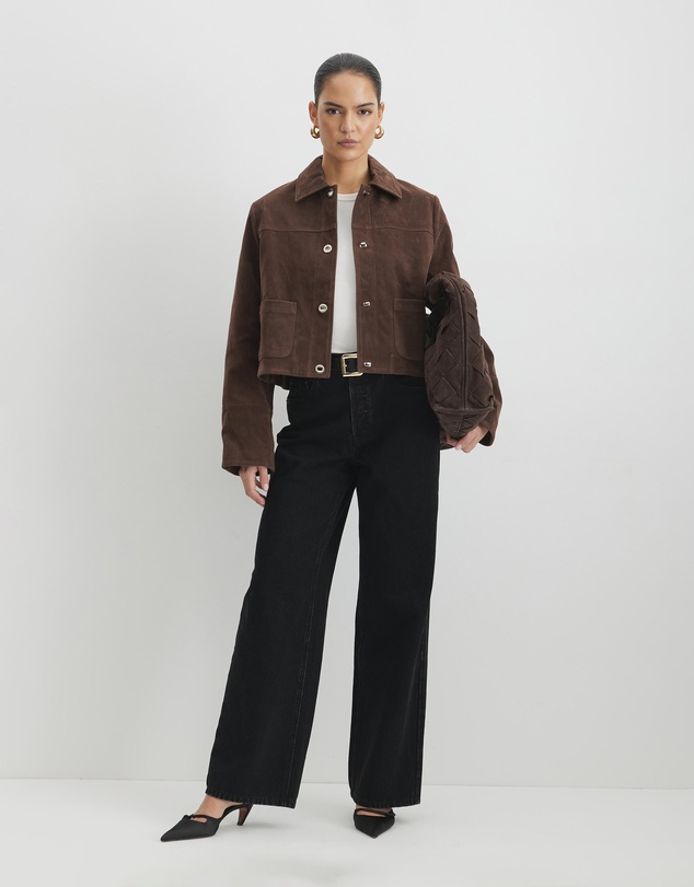 AERE - Anders Suede Look Jacket