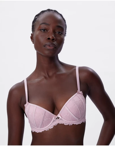 Bras N Things - Bethany Push Up Bra - Light Pink