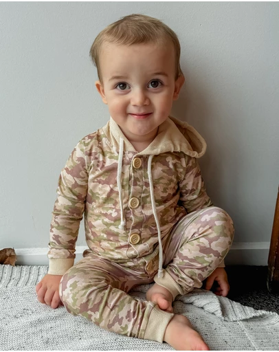 WITH LOVE FOR KIDS - Hooded All In One - Babies