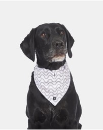 Mog & Bone - Dog Bandana - Mocha Wave print