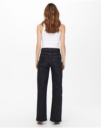 ONLY - Juicy High Waisted Wide Leg Jeans