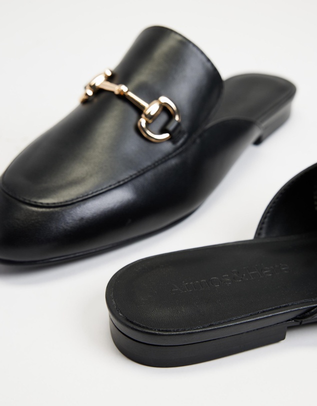 Atmos&Here - Alexandra Leather Loafer Slides