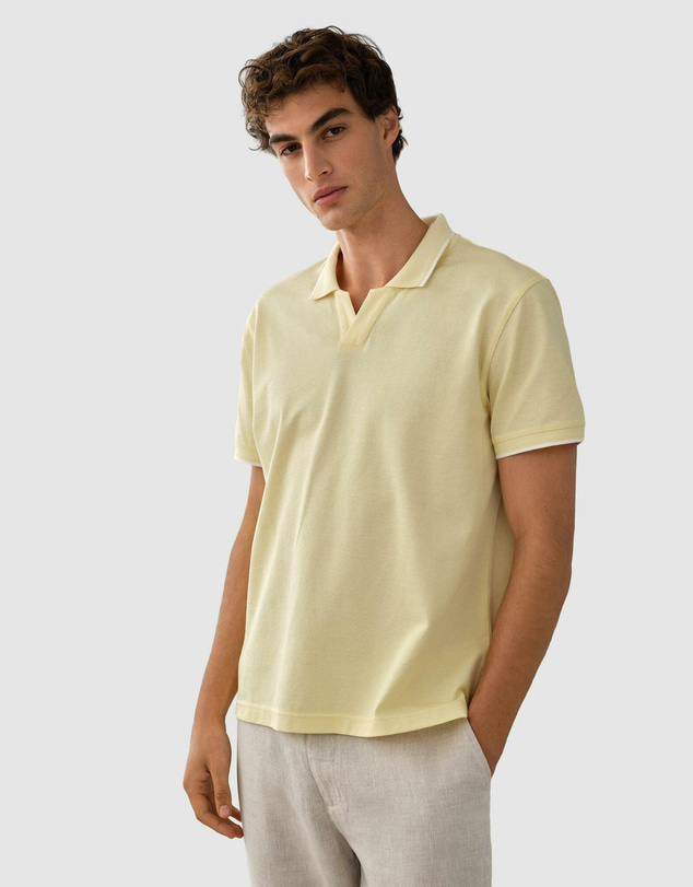 Trenery - Mercerised Cotton Pique Polo