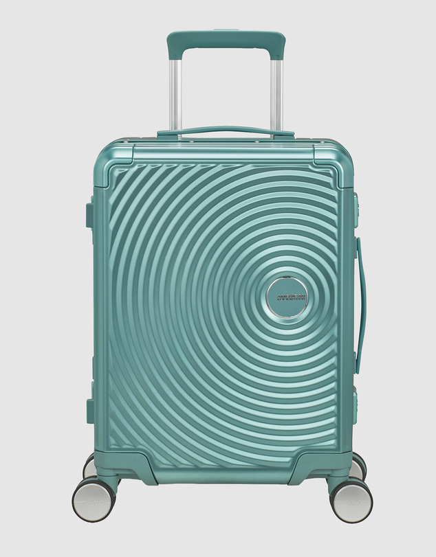 American Tourister - Soundbox Alu Carry-On Small 55cm Zipperless Suitcase