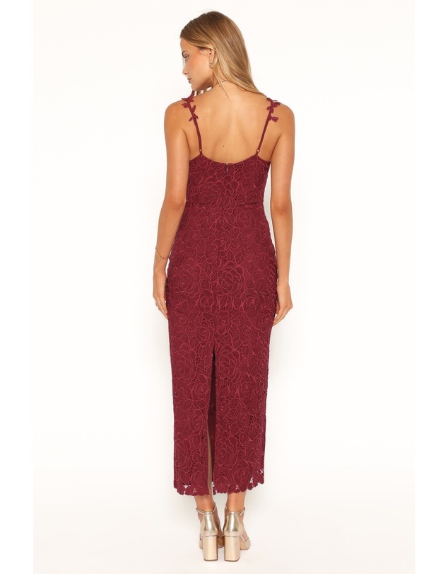 Petal & Pup - Rosana Maxi Dress - Cherry