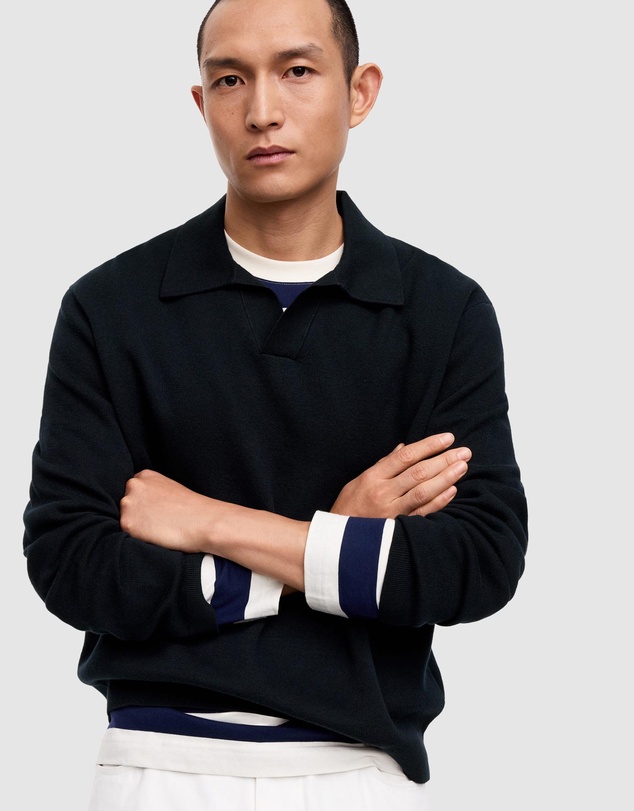 ARKET - Cotton Silk Blend Polo Shirt