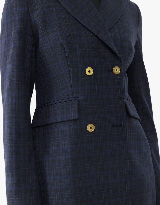 Farage - Check Double Breasted Blazer
