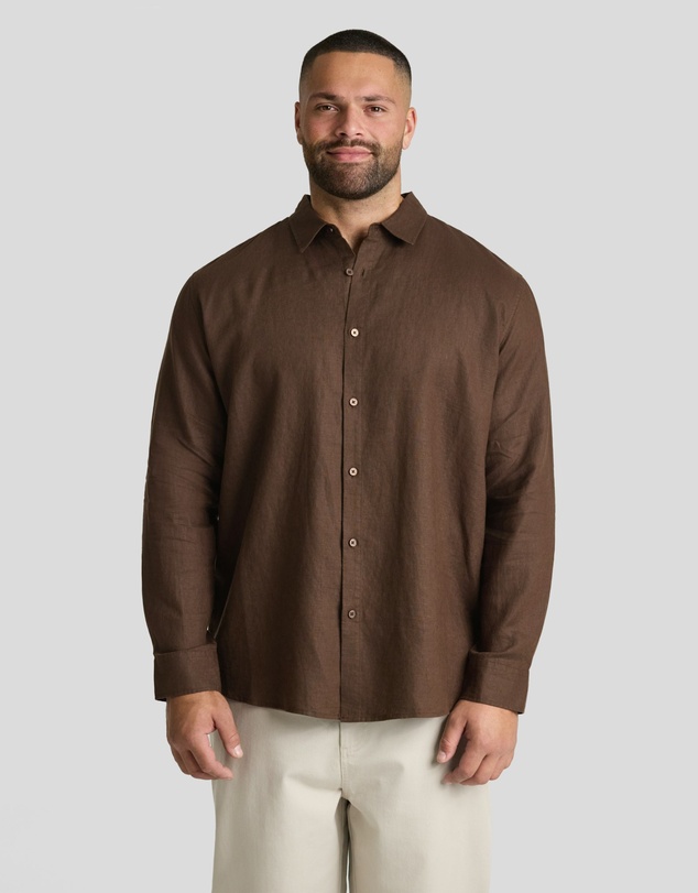 Johnny Bigg - Resort Relaxed Fit Linen Shirt