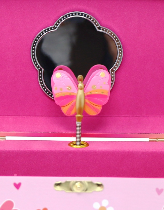 Pink Poppy - Vibrant Vacation Medium Musical Jewellery Box