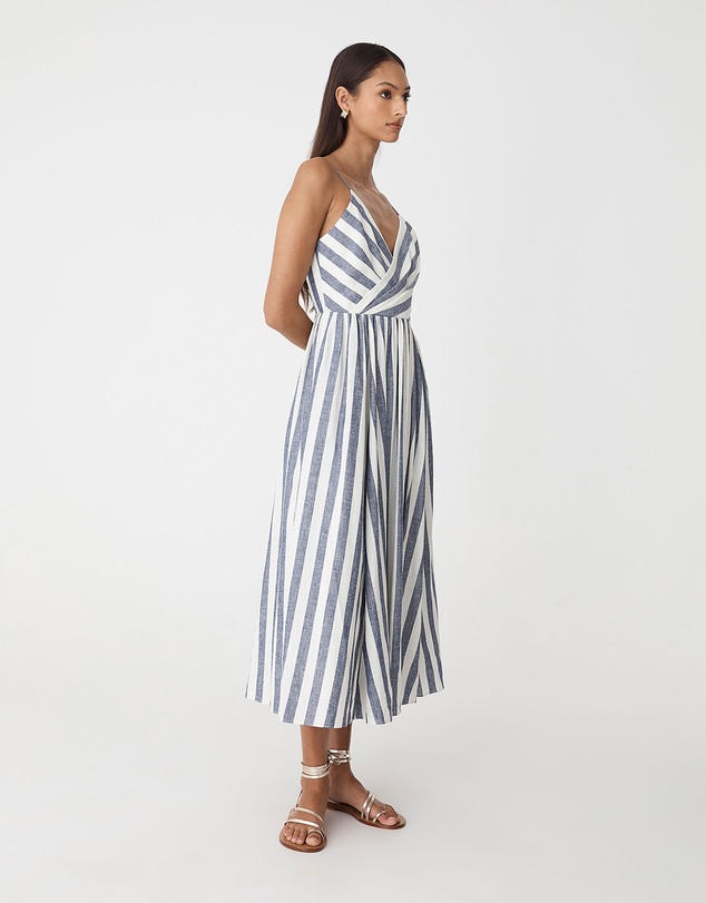 Forcast - Ikaria Linen Crossover Dress