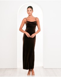 Pilgrim - Berlin Cowl Neck Velvet Gown