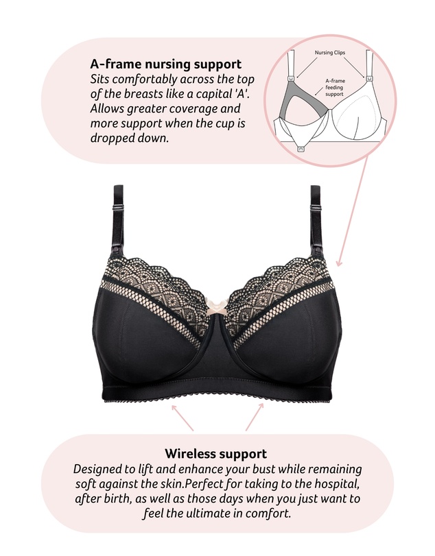 Hotmilk Maternity Lingerie - Show Off Full Cup Nursing Bra - Wirefree