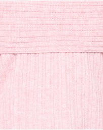 Petal & Pup - Kenny Off Shoulder Knit Sweater - Light Pink