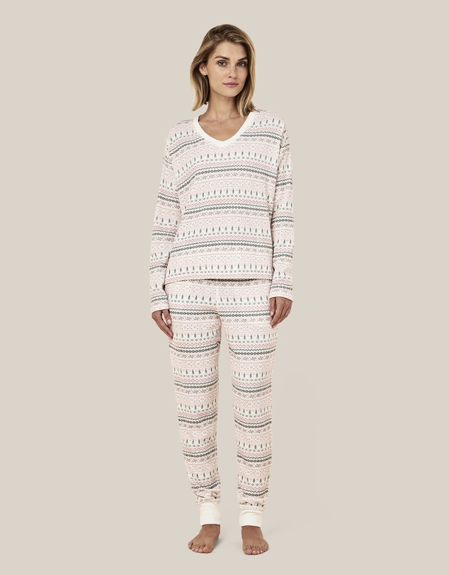 Papinelle - Fairisle Waffle Long Sleeve Top and Jogger