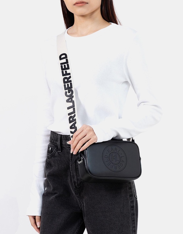 Karl Lagerfeld - K/Circle Slim Perforated Camera Bag