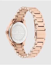 Ted Baker - Coolly 34mm Pink Dial and Rose Gold-Tone Bracelet Watch