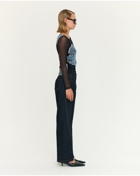 Staple the Label - Stas Mesh Top