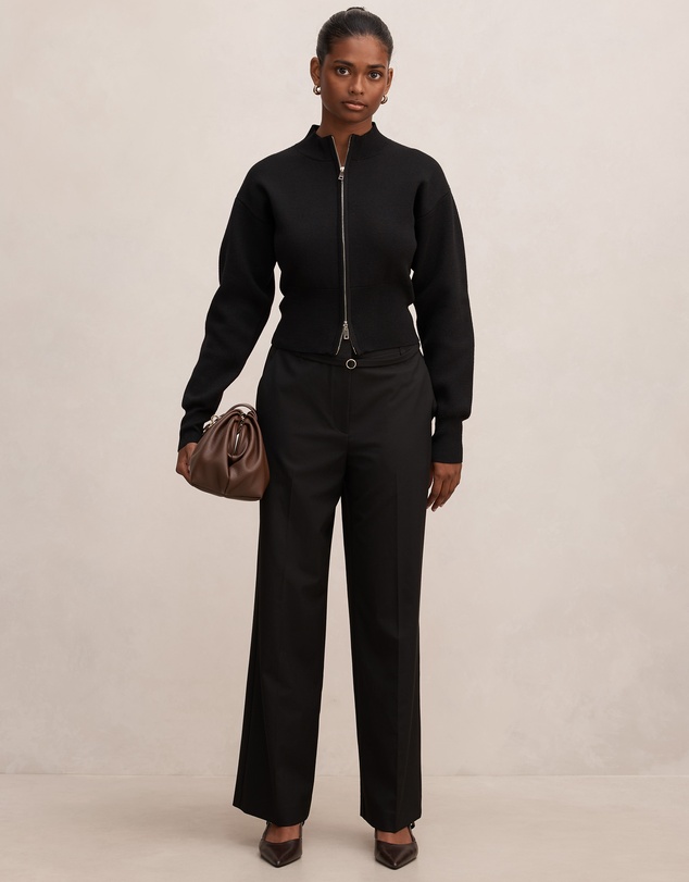 Forever New Petite - Kyla Petite Belted Straight Leg Pants