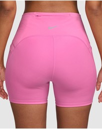 Nike - Swift Dri-FIT 4in High-Waisted Tight Running Shorts with Pockets