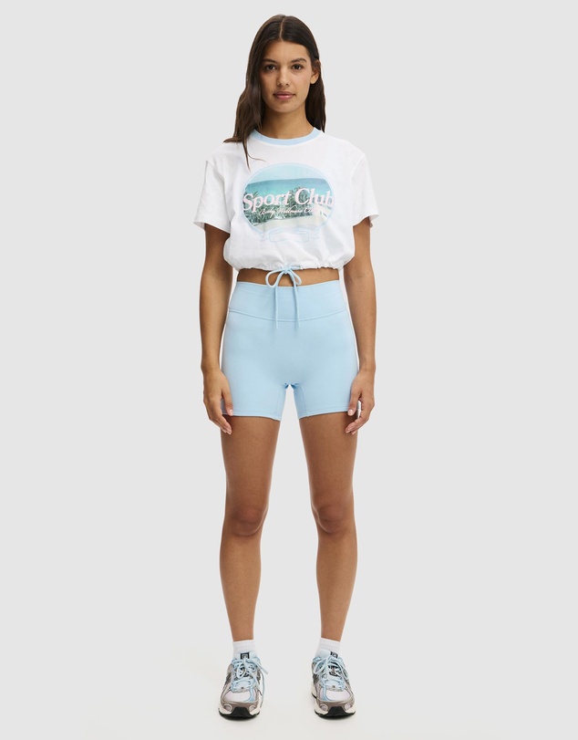 Cotton On Body Active - Active Graphic Tie Up Tee