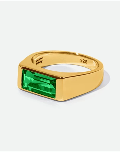 Rawninety - Sona Ring - Emerald Gold