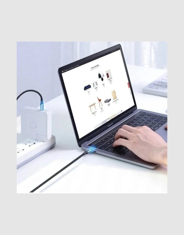 Ugreen - UGreen 1.5m Type C 2.0 Male to Type C 2.0 Male 5A Fast Charging Data Cable Space Gray