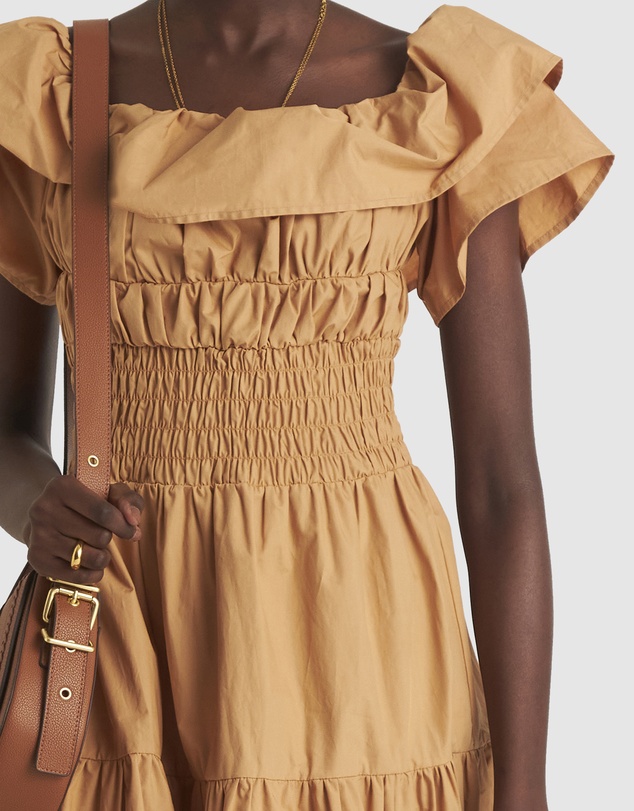 Zerafima - Helena Shoulder Frill Dress