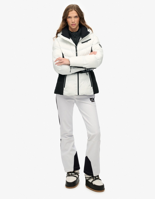 Superdry - Luxe Belted Ski Padded Slim Fit Jacket