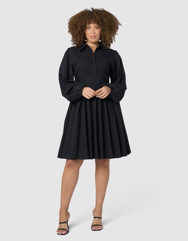 Sunday In The City - Vivian Broderie Mini Dress