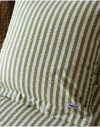 Mosey Me - Seersucker Stripe Euro Pillowcase Set