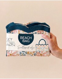 Sky Gazer - Scalloped Edge Beach Bag- Yamba