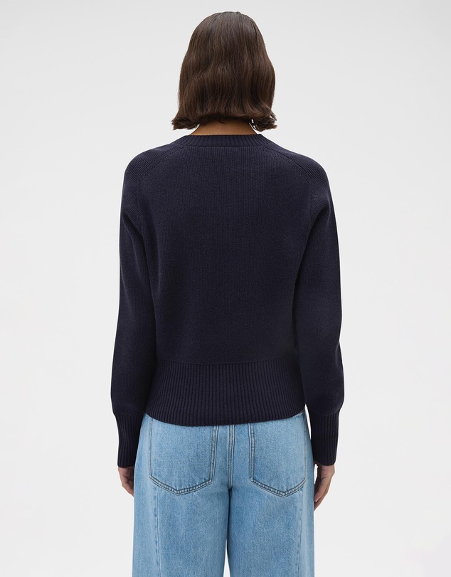 Oroton - Rib Knit Henley Top