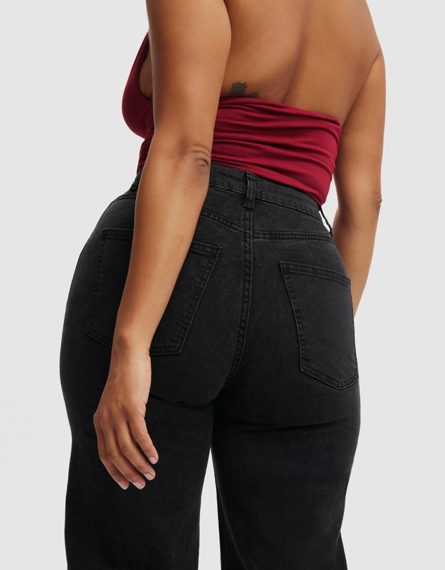 Cotton On - Curvy Stretch Wide Jeans