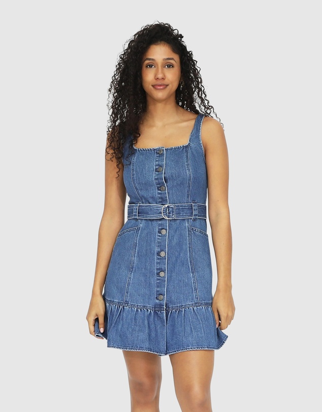 Belle & Bloom - Reunite Denim Mini Dress