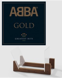 Universal Music - Abba Gold - Double Vinyl Album & Crosley Record Storage Display Stand
