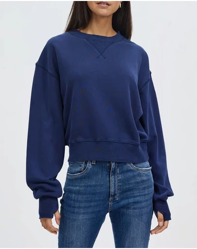 DRICOPER DENIM - Gemma Navy Loose Sweats
