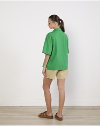 Cirkular - Pre-Loved - Bottega Veneta Bright Green Shirt