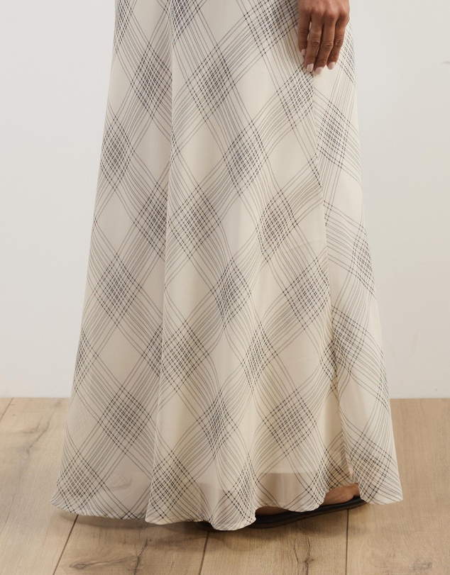 Atmos&Here - Aura Check Maxi Skirt