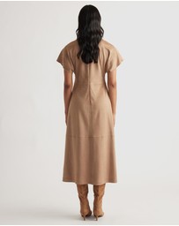 Decjuba - Clara Suede Midi Dress